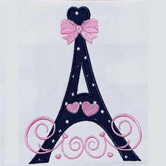 Noeud Coeurs Tour Eiffel