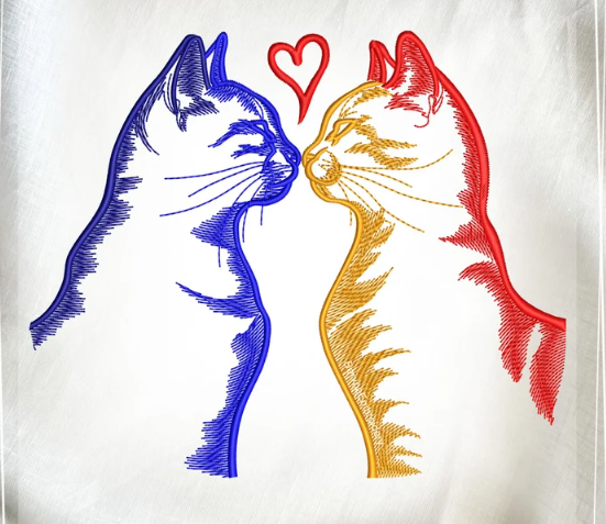 Chats bisou