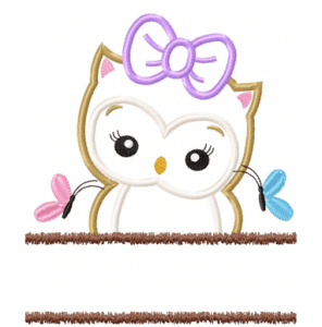 Chouette papillons noeud